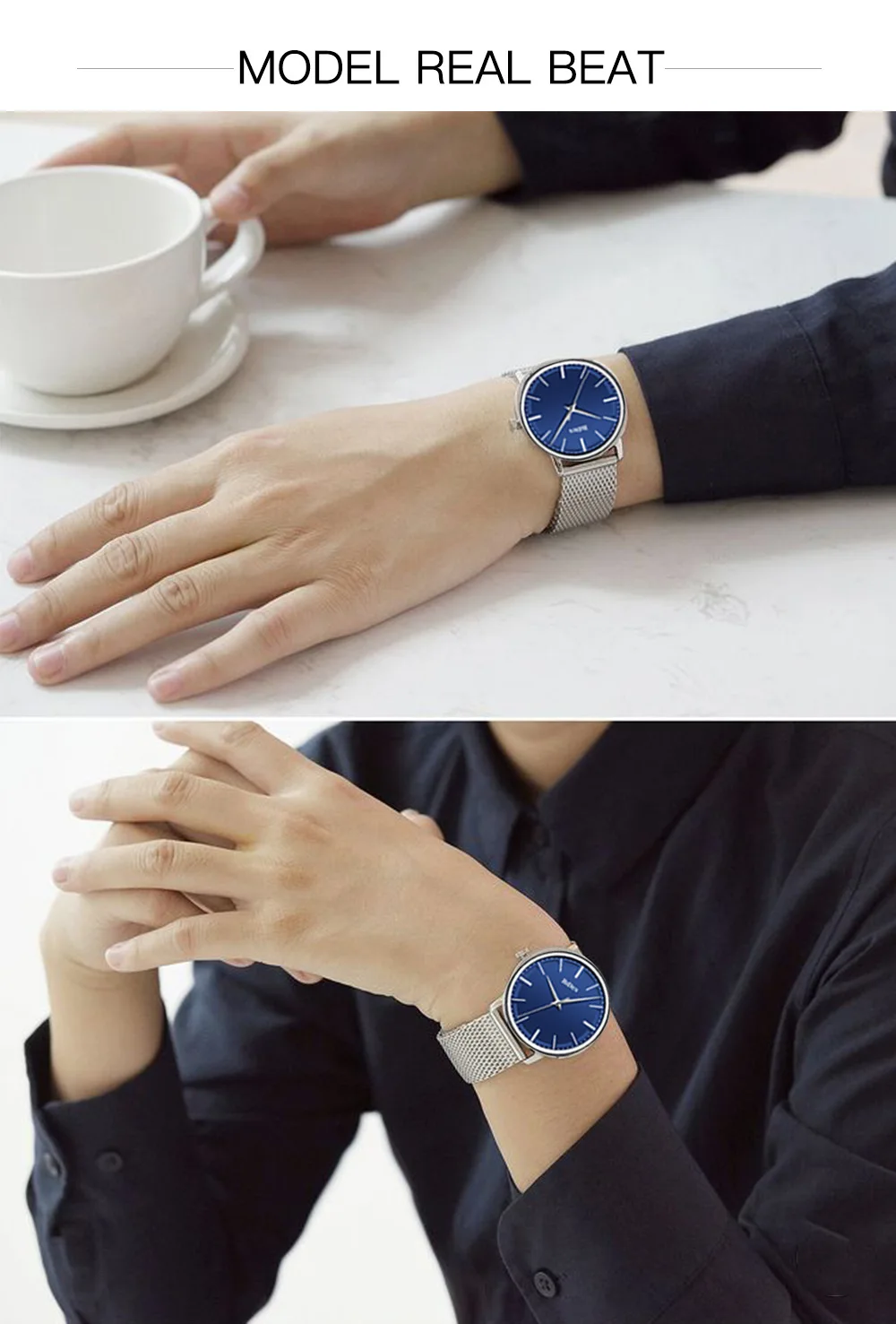 

Biden MEN'S Watch Simple Fashion Import Movement Waterproof Watch Students Hand