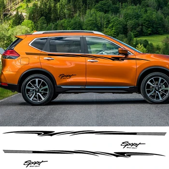 

2pcs Car Sticker For Audi Q3 Q4 Q5 BMW X3 X4 X5 X6 Alfa Romeo Stelvio Q4 Mercedes GLA GLB GLC Car Accessories Vinyl Film Decals