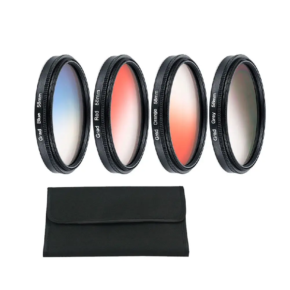 FLD UV MC Grad круглый градиентный фильтр 52 мм 58 67 55 77 для Nikon Canon EOS 7D 5D 6D 50D 60D 600D d5200 d3300