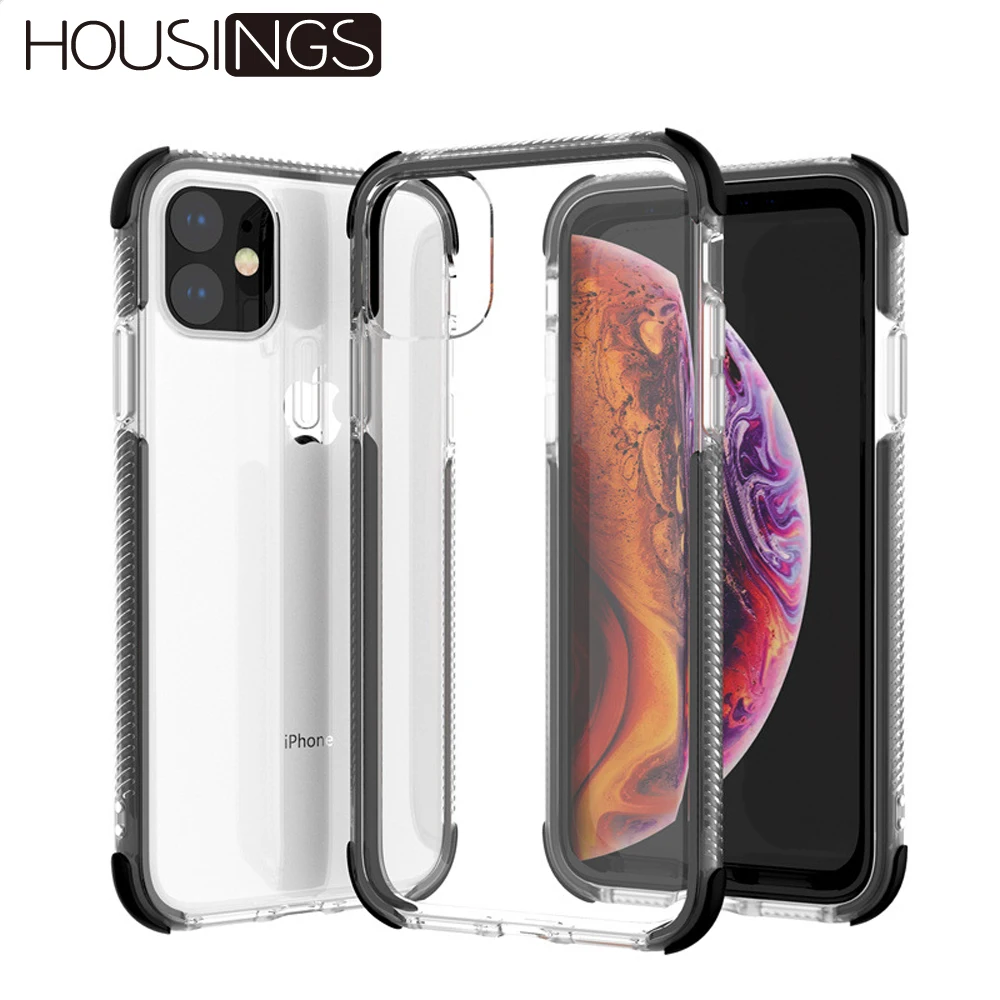 

For iPhone 11 Pro Case Airbag Bumper Cover For iPhone 11 Pro Max Shockproof Coque Soft Funda For Iphone 11 Pro Transparent Shell