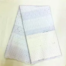 Африканский хлопок швейцарская вуаль кружева тканевый шнур свадьба в Африканском нигерийском стиле Вечерние материал