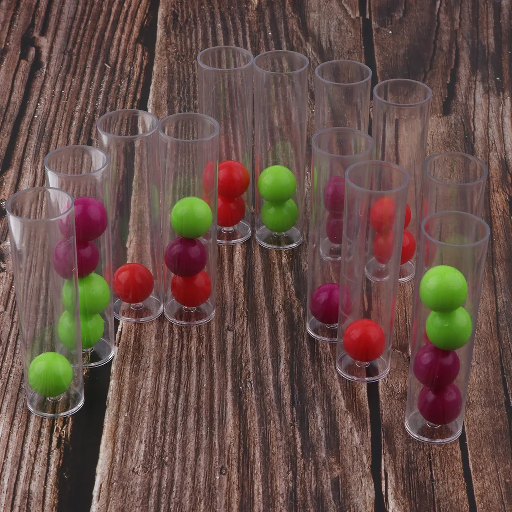 Kids Children Intellectual Pick Up Cards and Remove Balls into Tubes Developmental Toy, Fine Motor Skills