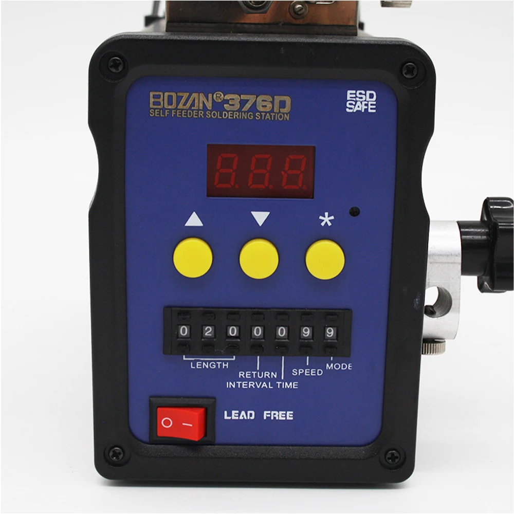 

Lead-free automatic tin feeding high frequency eddy current heating thermostatic welding table BOZAN 376D 90W 220V