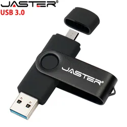 Jaster pendrive otg 64gb, usb 3.0, para smartphones, 32gb, 4gb, 8gb, micro usb, 16gb, presente