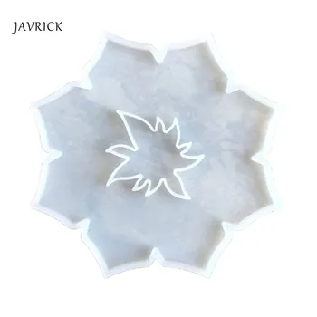 

Resin Crystal Epoxy Mold Irregular Flower Coaster Casting Silicone Mould DIY Crafts Tray Fruit Plate Decoration Making Tools