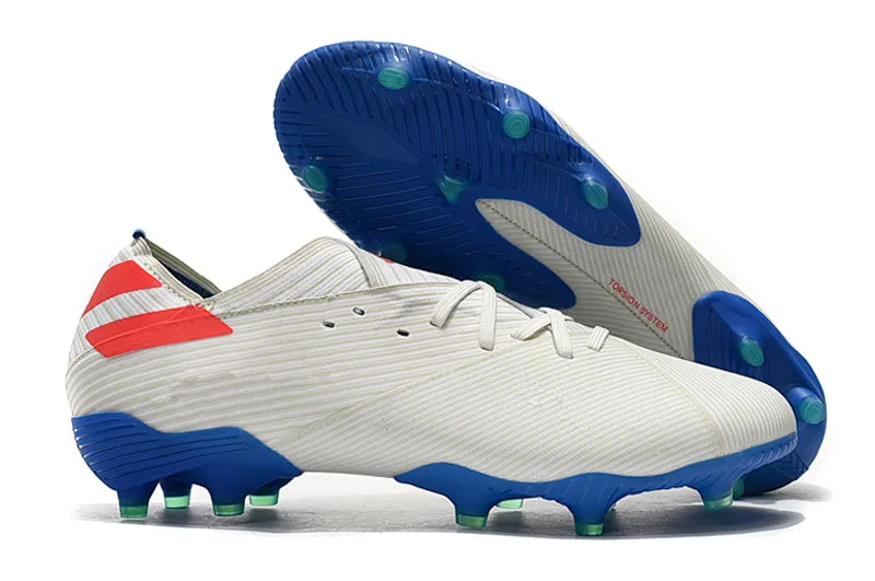 Высокое качество мужские футбольные бутсы Nemeziz 19,1 FG футбольные бутсы messi футбольные бутсы Tacos de futbol - Цвет: 6