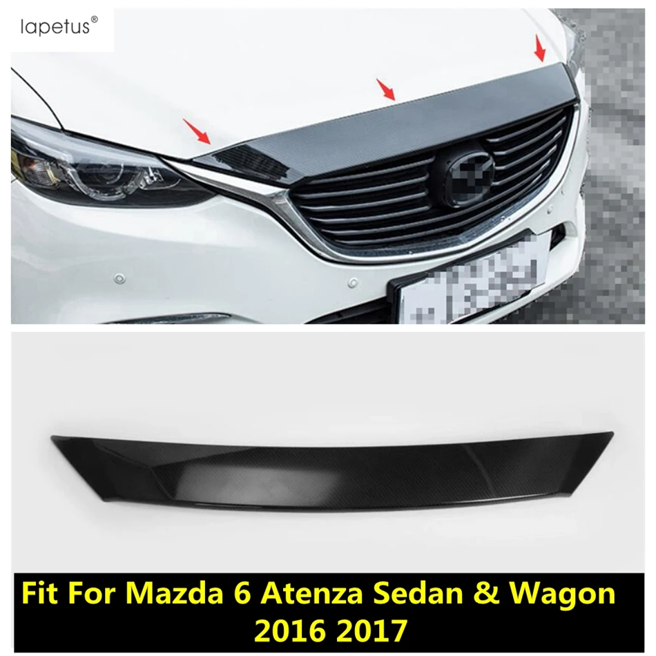 lindre skildpadde fordomme Carbon Fiber Style Accessories For Mazda 6 Atenza Sedan & Wagon 2016 2017  Car Front Grille Grill Engine Cover Kit Trim Interior|accessories for mazda| accessories for mazda 6trim cover - AliExpress