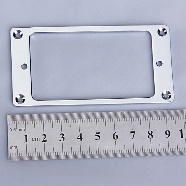 Chrome Guitar Neck Pickup Mounting Ring for LP Electric Guitar Replacement Parts