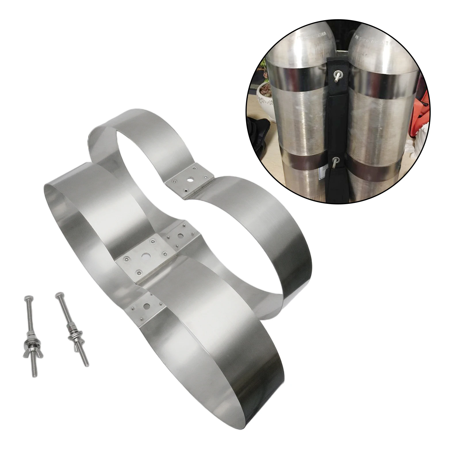 Diving Tank Band Carry Loop Bottle Retainer Compensators Keeper Holder Loops