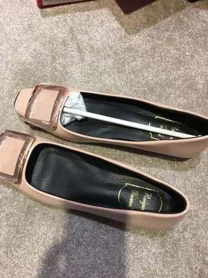 Kmeioo Classic Career Office Shoes Woman Square Toe Low Heels Women Fashion Loafers Slip-On Suqare Heels Woman Red Black Shoes nude