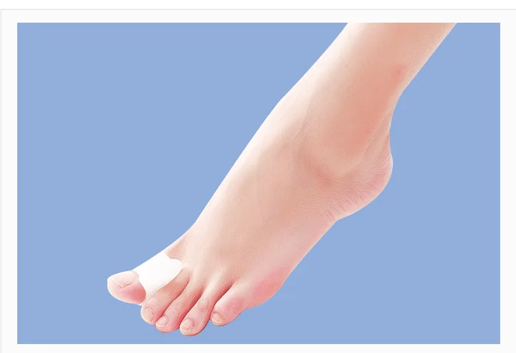 Hallux корректор для косточки на ноге ежедневное использование разделитель для пальцев ног Наложение пальцев Blackmailed Toe Сепаратор выпрямление Ортопедия большой кости