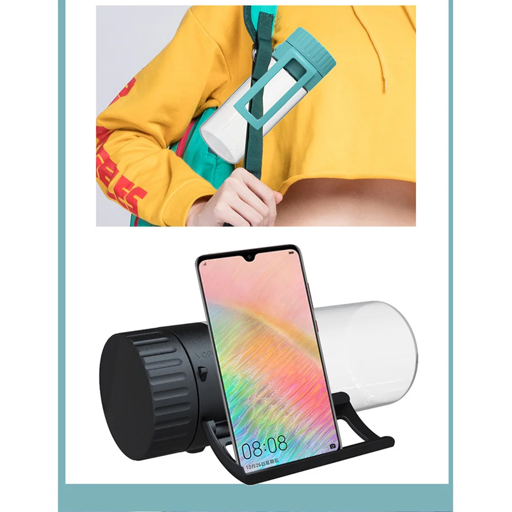 500 мл бутылка для воды с креативным держателем для телефона ...