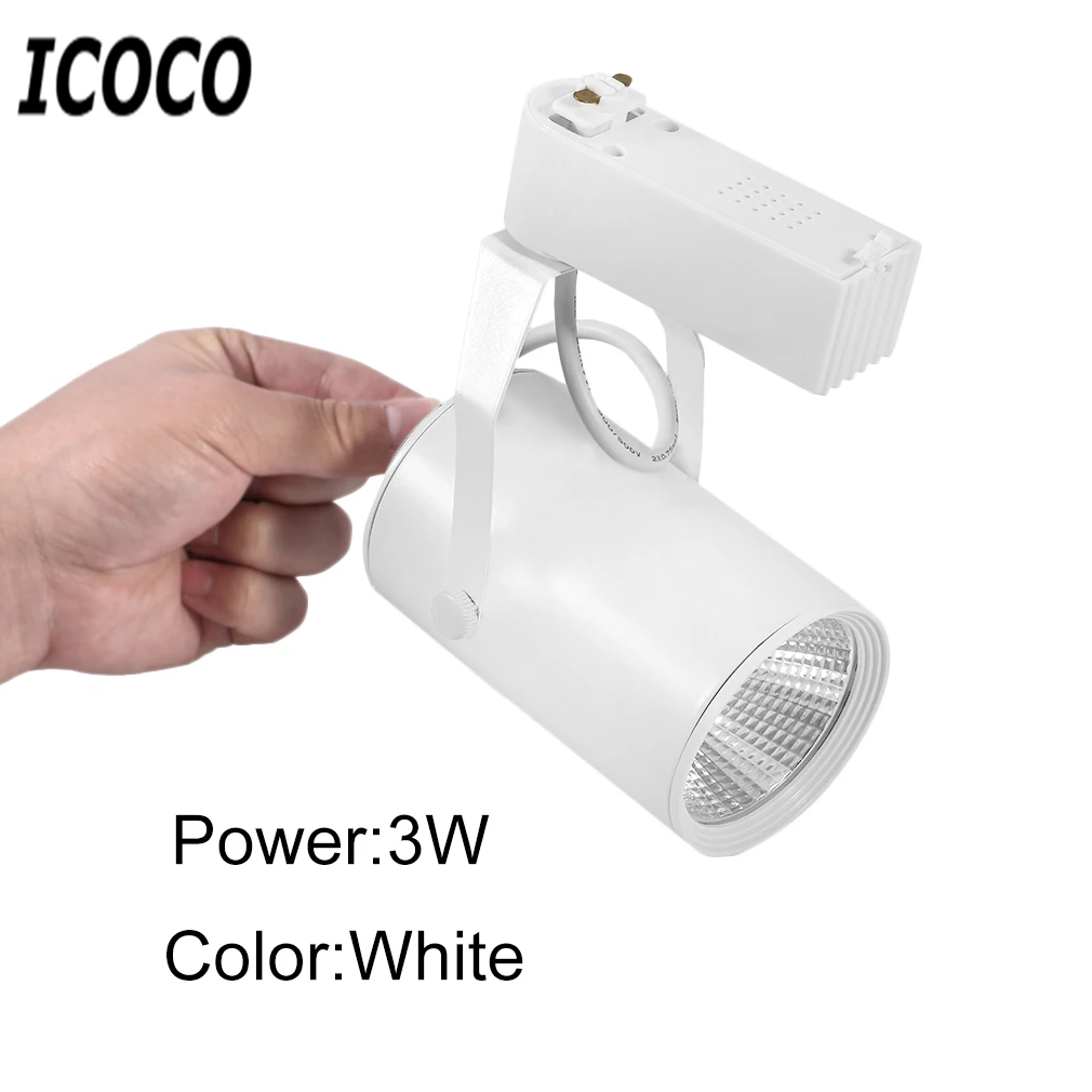 ICOCO 3W, 5 Вт, 7 Вт, 10 Вт, 12 Вт, 15 Вт, 20 Вт, переменный ток, 85-265 в, Светодиодный точечный светильник, коммерческий светильник, ремонт, светодиодный потолочный светильник, магазин одежды
