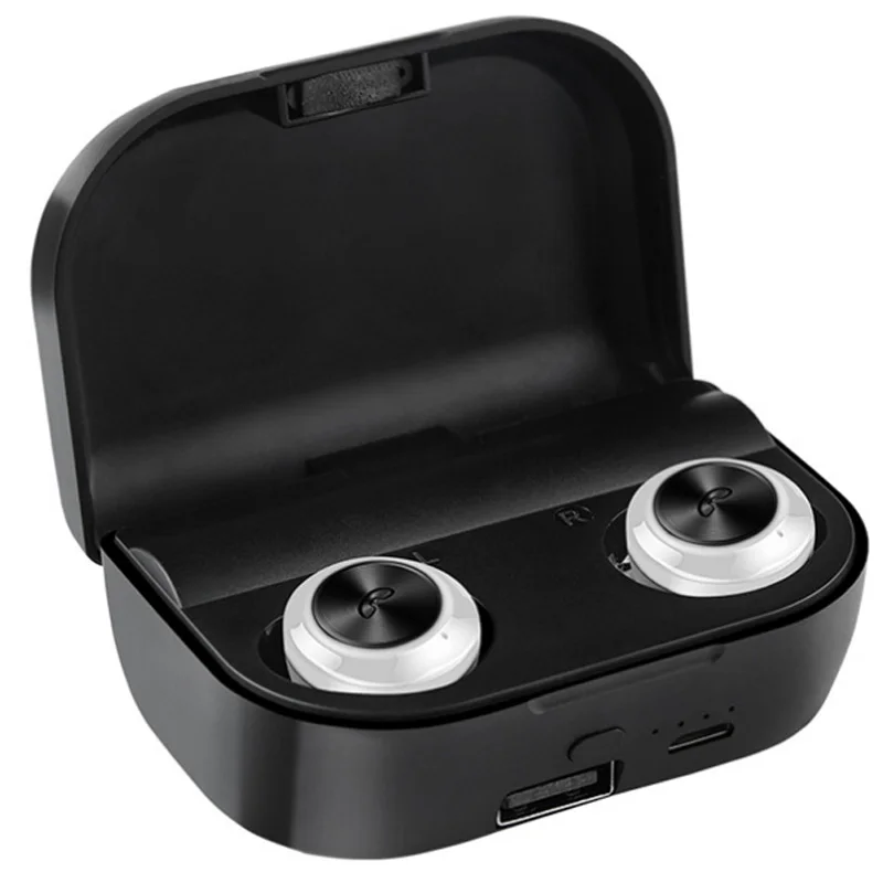 Silver FULL-A6 Tws Bluetooth 5,0, наушники-вкладыши, беспроводные Bluetooth наушники, спортивные наушники, игровые наушники, головной телефон для всех смартфонов - Цвет: Silver