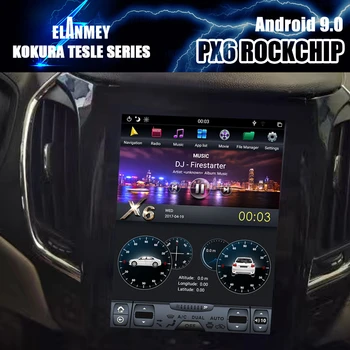 

PX6 Car Bluetooth Screen Tesla Android 9.0 GPS Navigation Multimedia For Chevrolet Cruze 2015 10.4" Radio Stereo DSP Head Unit