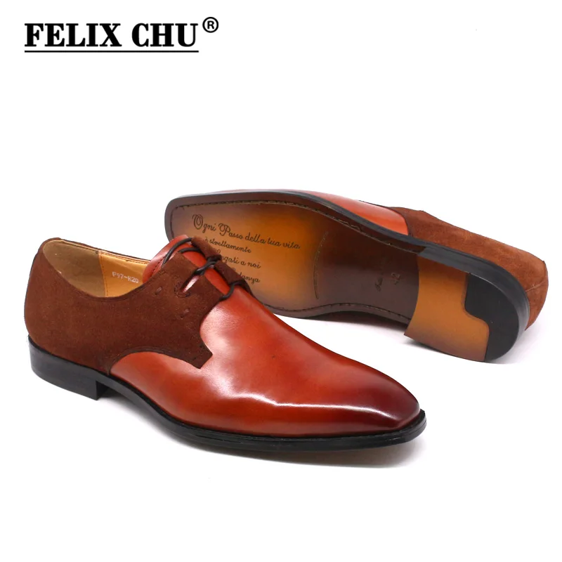 FELIX CHU Square Plain Toe Handmade Men's Dress Shoes Genuine Leather Suede Blue Green Patina Oxford Shoes for Men Wedding Shoes FELIX CHU Square Plain Toe Handmade Men's Dress Shoes Genuine Leather Suede Blue Green Patina Oxford Shoes for Men Wedding Shoes