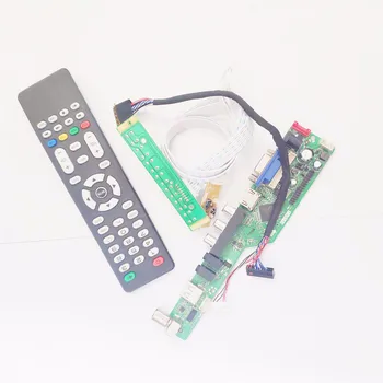

For LP156WH2-TLR2/TLRB 1366*768 notebook PC LVDS 40Pin WLED 15.6" VGA+HDMI+AV+USB+RF T.V53 screen controller drive board DIY kit
