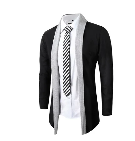 Men's Jacket Mens Road WorkStylish Men Fashion Cardigan Slim Long Sleeve Casual Coat Outwear Plus With Full Collar | Мужская одежда