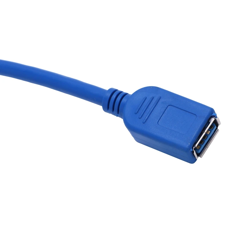 50 см 2" Передача данных USB 3,0 A папа-мама удлинитель синий