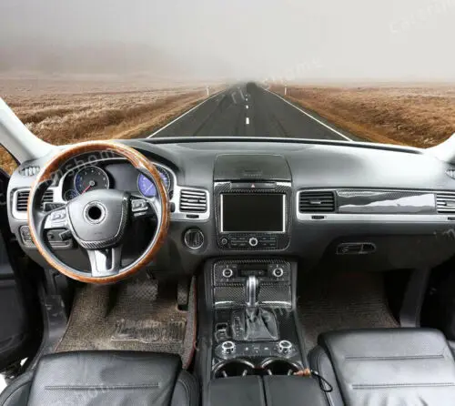 44* Внутренняя декоративная накладка из углеродного волокна для Volkswagen Touareg 2011-18