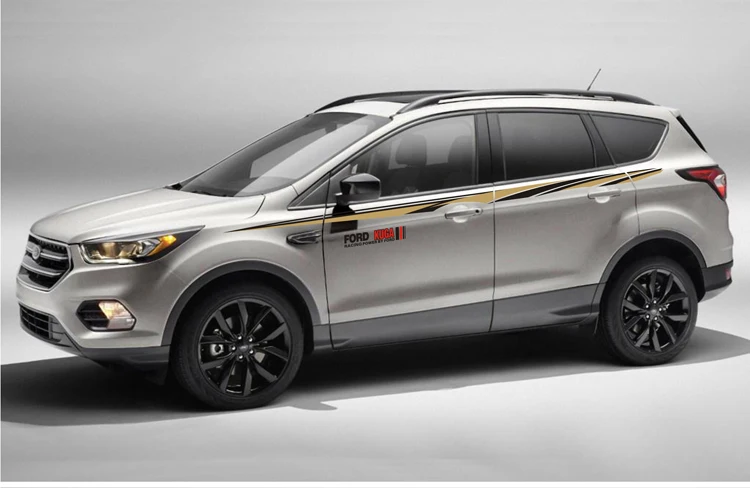 Автомобильный Стайлинг спортивный автомобиль Стикеры для Ford автомобильное Kuga аксессуары и отличительные знаки авто стикер stickerstickers