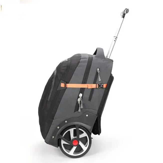 Men Rolling Luggage backpack bags with wheelsTravel trolley bag wheeled  backpack for Business Cabin size carryon hand luggagebag|Travel Bags| -  AliExpress