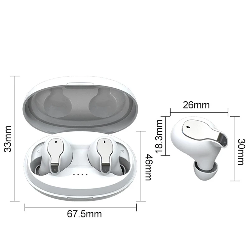 XY 5TWS Bluetooth Headphone 5 0 Touch Control Earbuds Super Deep Bass Earphone In Ear Wireless Headphone sports running Headset