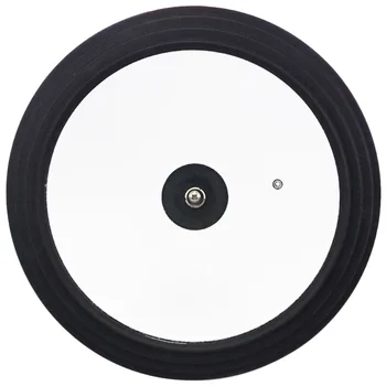 

Universal Lid for Pots Pans Tempered Glass with Heat Resistant Silicone Rim Cooking Pot Lid Fits 26CM 28CM 30CM Cookware