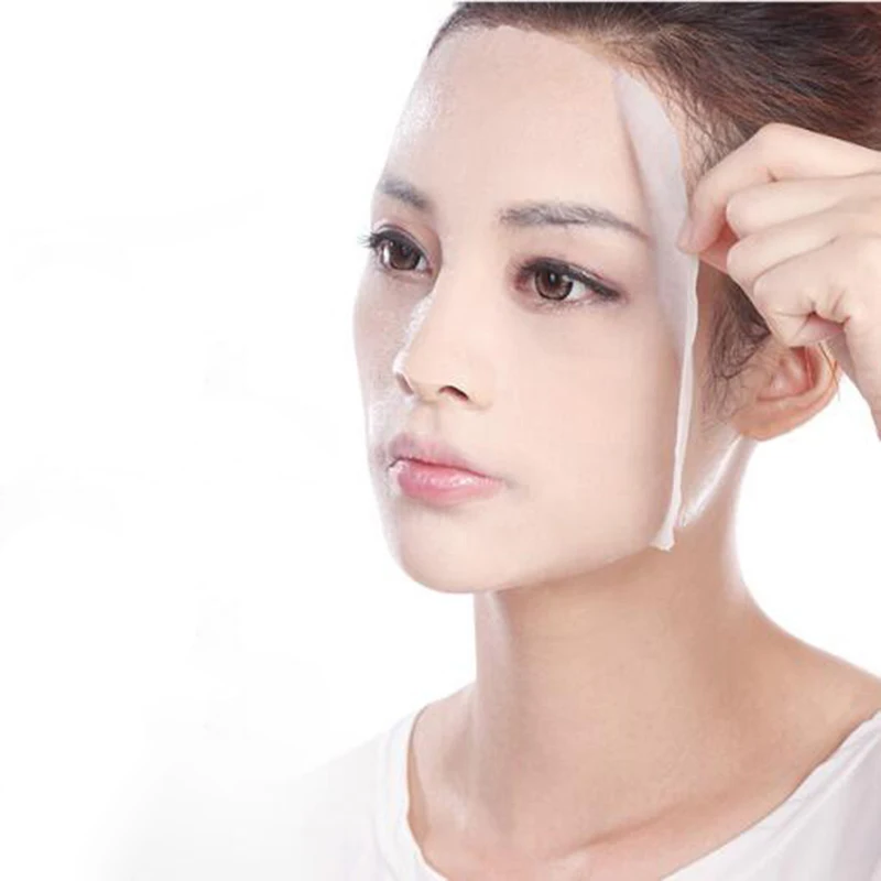 

50 Capsules Beauty Compression Mask Silk Craft Mask Pattern Ultra-Thin Silk Material DIY Paper Film Skin Care Products