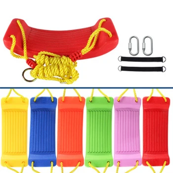 

Outdoor Children Toys Swing Chair Curved Board Garden Indoor Swings Seat