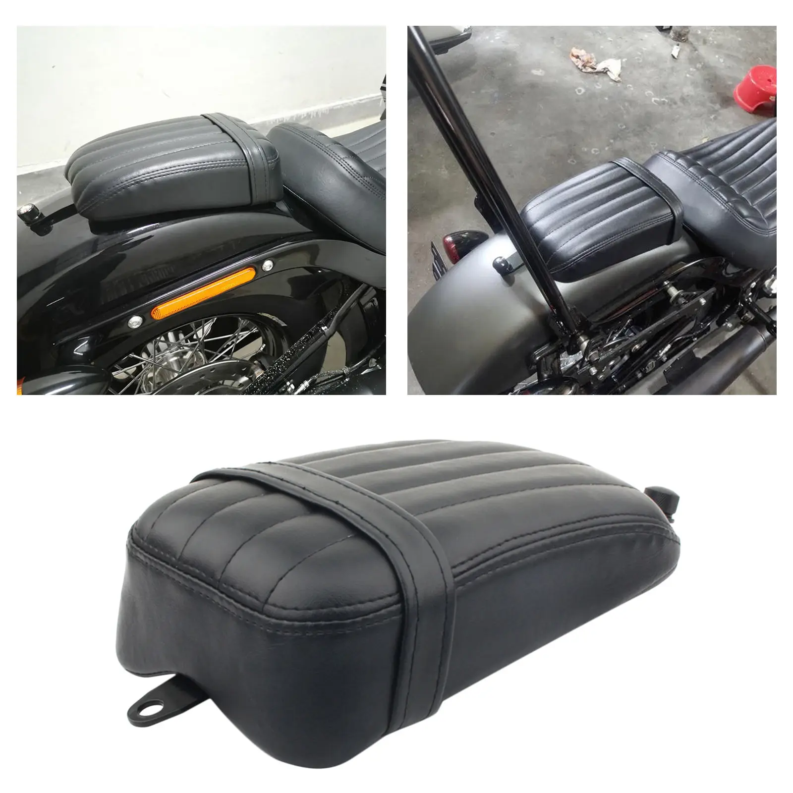 Back Seat Passenger Pillion Pad Fit For Harley Street Bob 20182020