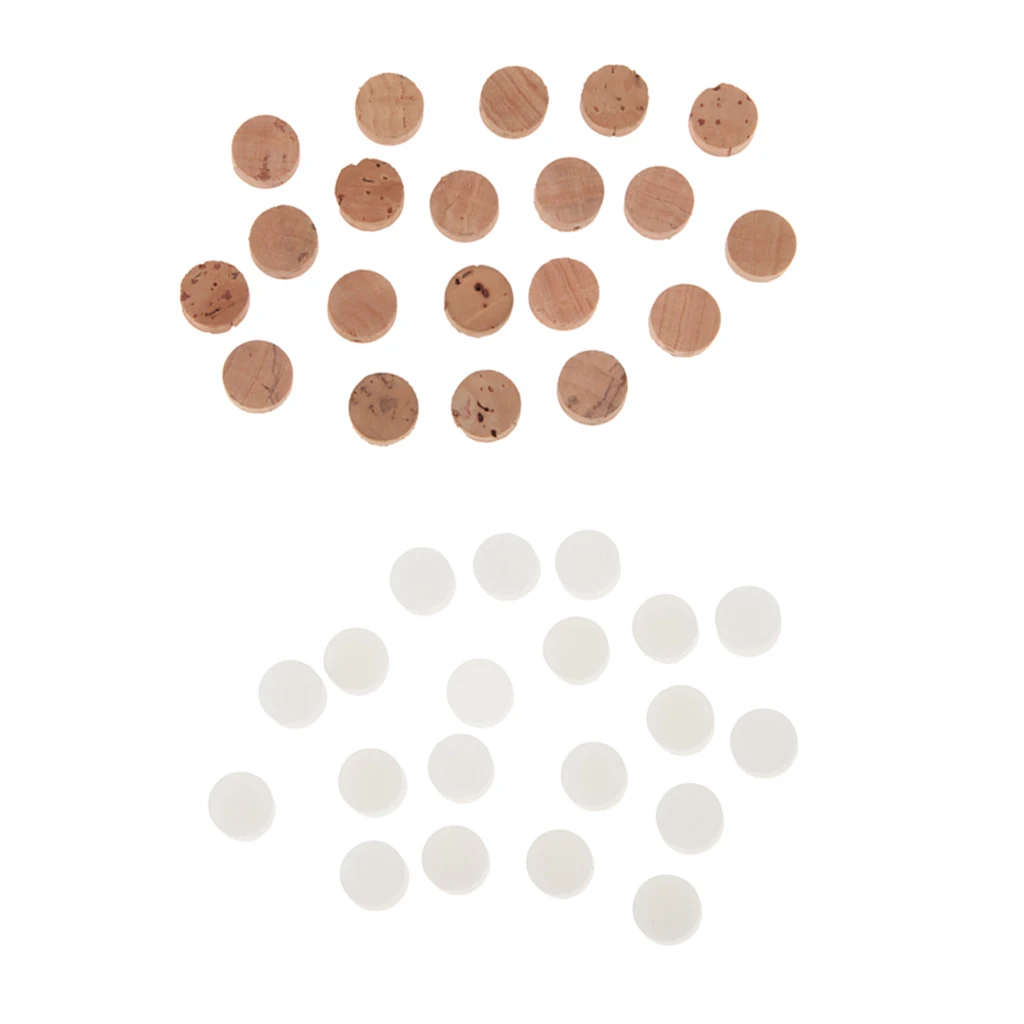 40 Pieces Spit Valve Cork Water Key Replacement Accessory Part Cornet Corks