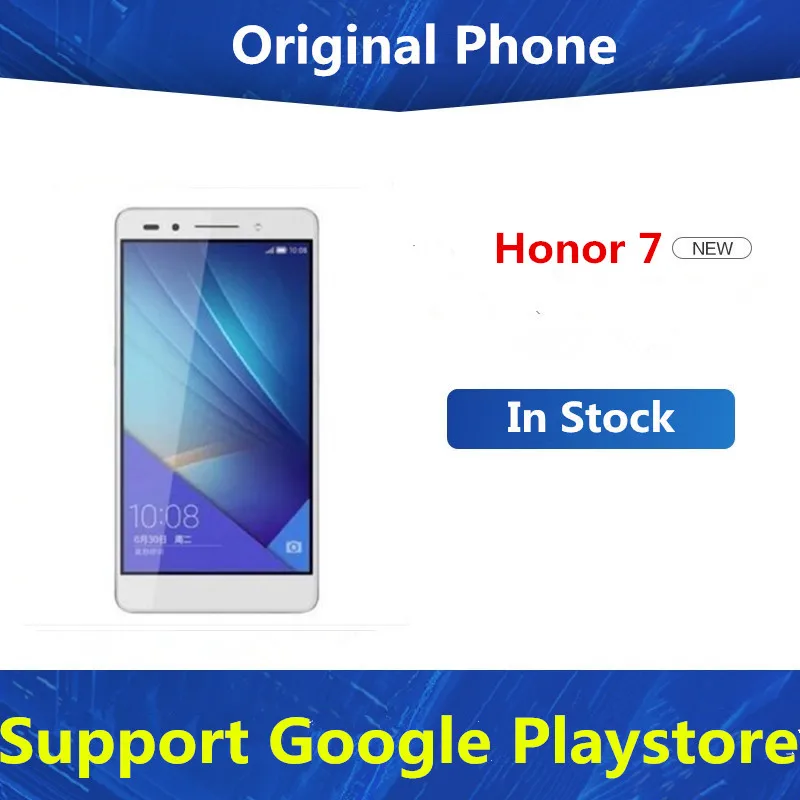 DHL быстрая доставка Honor 7 4G LTE сотовый телефон Kirin 935 Android 5 0 2 дюймов FHD 1920X1080 3 ГБ ОЗУ 64