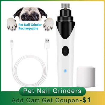 

Rechargeable Dog Nail Grinders Electric Cat Pet Paws Nail Cutter Grooming Trimmer Portable Puppy Dog Cat Care Grooming Tool