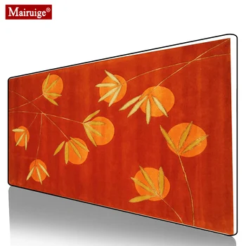 

Persian Rug Red Mouse Pad XXL Gamer Desk Mat Moroccan Carpet Large Keyboard Pad Computer PC Gaming MousePad 90x40cm/70x30cm