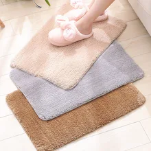 Коврик из микрофибры для гостиной, спальни, мягкий внутренний коврик для кухни, ванной комнаты, противоскользящий водопоглощающий, машинная стирка