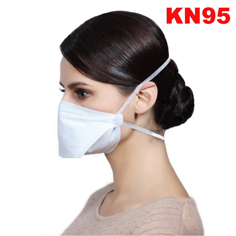 

10pcs KN95 Masks Disposable Mouth Face Filtration Non-woven Fabric Protective Masks Dust Particles Pollution