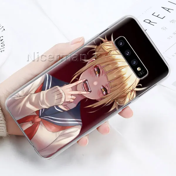 Чехол для телефона My hero Academy Himiko Toga для samsung Galaxy S10e S10 Plus S8 S9 Note 10 Plus 8 9 S6 S7 Edge Твердый Чехол - Цвет: 09