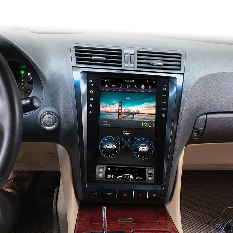 Android 9,0 Tesla вертикальный экран Автомобильный плеер gps навигация для Lexus GS GS300 GS460 GS450 GS350 аудио плеер 12,1 дюймов