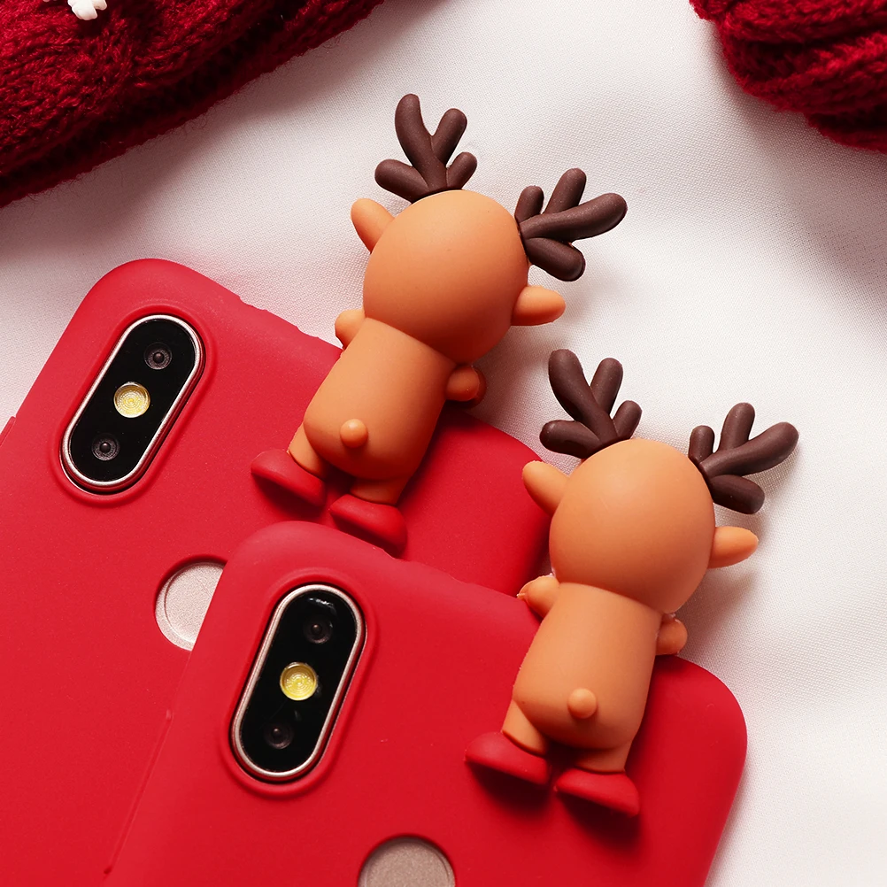 Счастливого Рождества, принт с оленем, мягкий TPU чехол для Xiaomi Redmi Mi 8 9 SE A2 Lite Explorer Примечание iPhone 7 6 Plus 5 iPad Pro A1 5X 6X CC9e CC9 S2 Y2 чехол