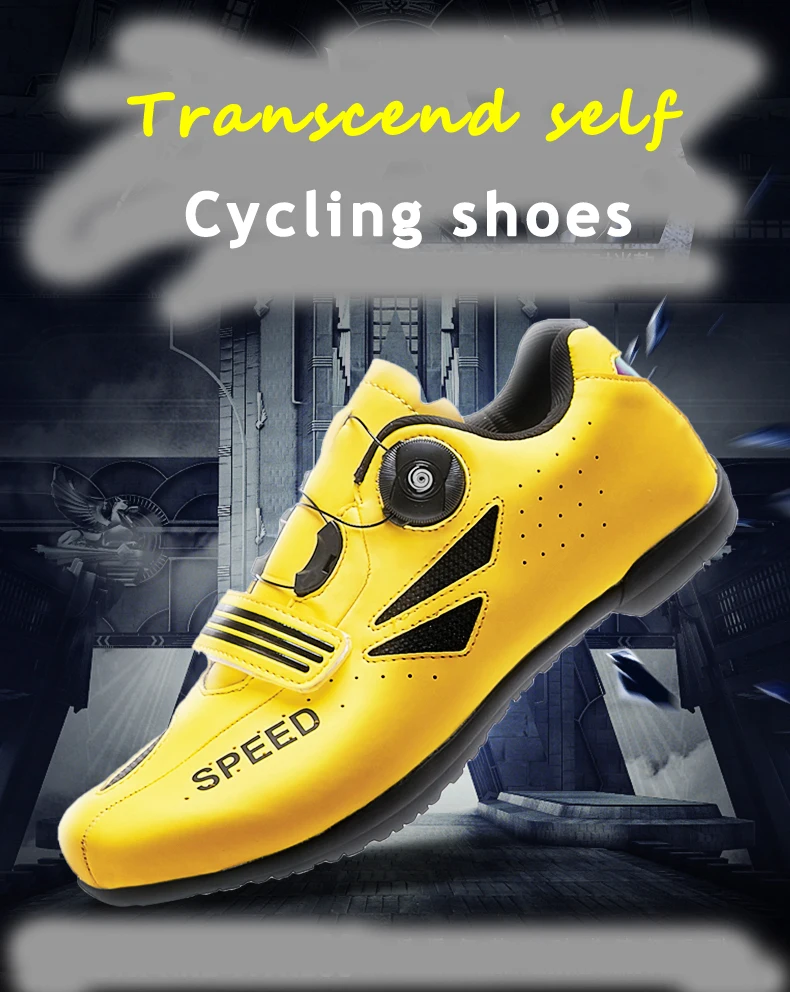 Road Cycling Shoes Sapatilha Ciclismo Bike Men Non-Locking Racing Breathable Ultralight Professional Bicycle Sneakers Women