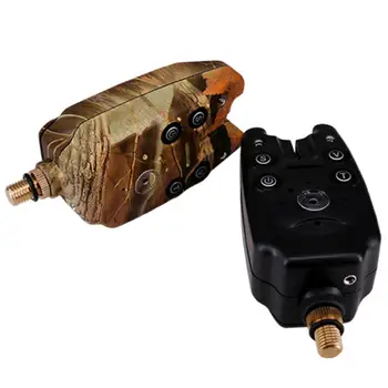 

DEUKIO LED Fishing Bite Alarm Adjustable Tone Volume Sensitivity Water Resistant Carp Fishing Alarm Tackle Tool