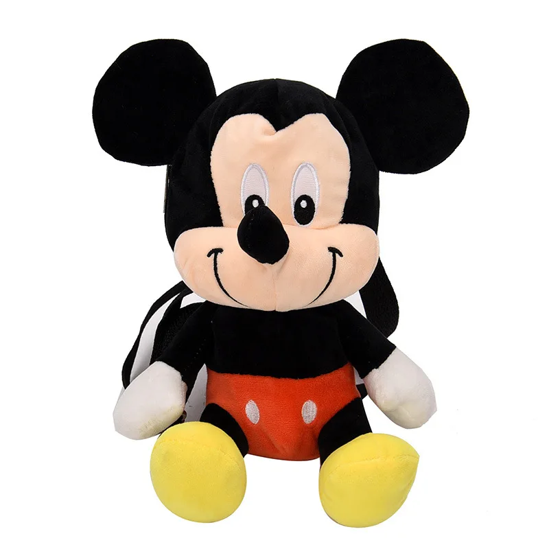 Disney плюшевая Сумка Микки Маус детская школьная сумка с принтом маленькая сумка женская Новая повседневная сумка через плечо круглая кукла сумка - Цвет: 1