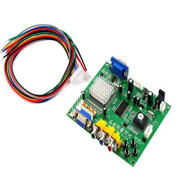 

CGA EGA RGB to VGA HD Video Converter Board 1 VGA Output Game Board for XBOX PS2 Accessories Support Display Screens 15K 24K 31K