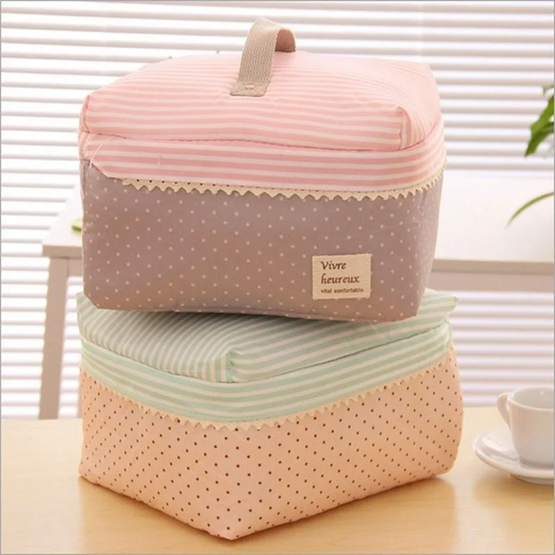 

Large Capacity Korean Cute Small Cosmetic Bag, Canvas Portable Storage Large Travel Bag, Korean Version of The Student