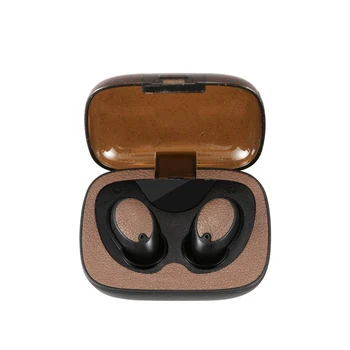 

ES02 Bluetooth Headset 5.0 with Strap Digital Display Mini Press Waterproof TWS Bluetooth Headset