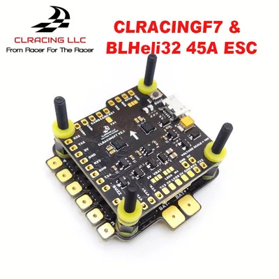 CLRACING F7 V2.1 DUAL + 45A BLheli_32 4in1 6S ESC