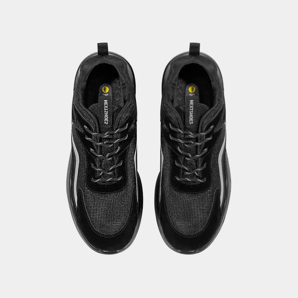Xiaomi Nextshoes/Повседневная обувь из сетчатого материала; Легкая удобная Многофункциональная мужская обувь на толстой подошве; Цвет Черный