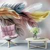 Custom 3D Photo Wallpaper Creative Feather Mural Modern Bedroom Living Room Sofa TV Background Wall Art Fresco Papel De Parede ► Photo 2/6