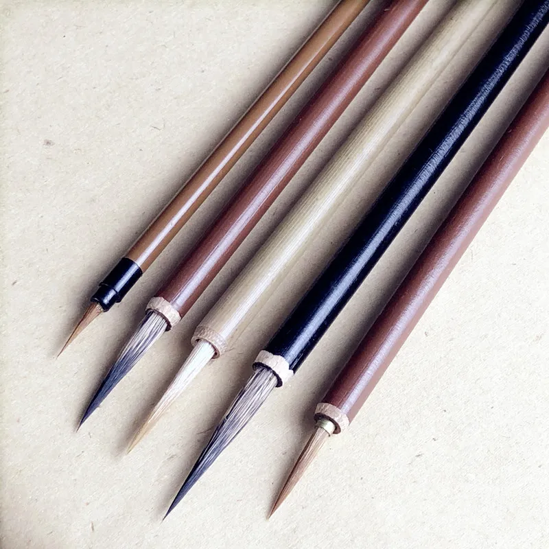 ChineseWatercolor кисть перо 5 шт./компл. китайская живопись дотошный кисть руки кисть для рисования Tinta Китай(материк